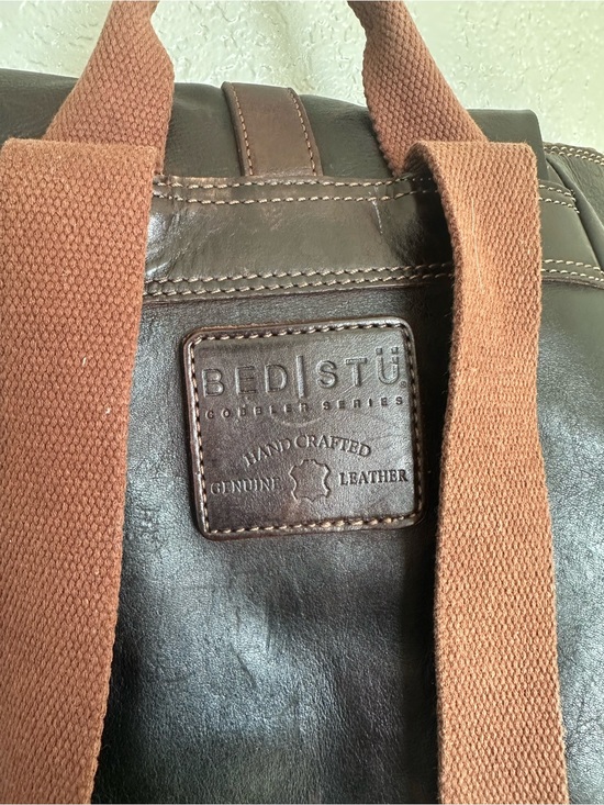 Bed Stu leather Vintage-Style Backpack